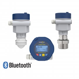 Icon Process Controls Proscan 2 Series Radar Level Sensor, Teflon Material, 2&quot; NPT Connection, 10m Range, 80Ghz, Local LCD Display, 4-20mA Loop Powered-