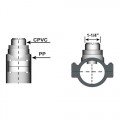 Icon Process Controls SA060 Saddle Fitting, 6in-