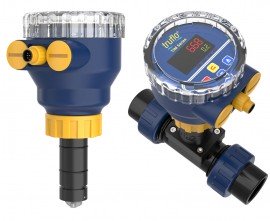 Icon Process Controls Truflo® TIM Series Insertion Paddle Wheel Flow Meter with PP body and EPDM seals, &amp;frac12; to 4"-