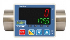 Icon Process Controls TK3M-10-SS Paddle Wheel Flow Meter with transmitter, 0.38&amp;quot; pipe size, 4 to 20 mA signal-