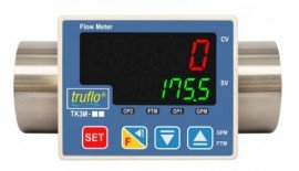 Icon Process Controls TK3M-15-SS Paddle Wheel Flow Meter with transmitter, 0.5&amp;quot; pipe size, 4 to 20 mA signal-