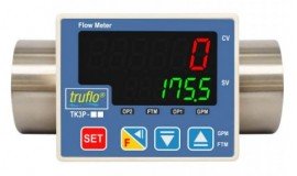 Icon Process Controls TK3P-40-SS Battery Operated Paddle Wheel Flow Meter and Flow Totalizer, 1.5&amp;quot; pipe size-