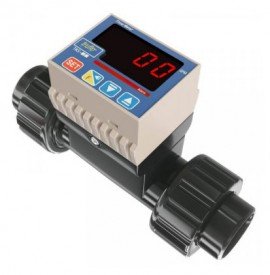 Icon Process Controls TKS-40-P Paddle Wheel Flow Meter with relay/pulse, PVC, 1.5&amp;quot;-