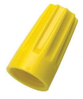 IDEAL Industries 30-074 Wire-Nut Connector, Model 74B Yellow, 100-pack-