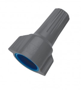 IDEAL Industries 30-1163 Weatherproof Wire Connector, 63 gray/dark blue, 15-pack-