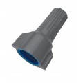 IDEAL Industries 30-1163 Weatherproof Wire Connector, 63 gray/dark blue, 15-pack-