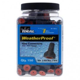IDEAL Industries 30-1261J Weatherproof Wire Connector, 61 gray/orange, 150-jar-