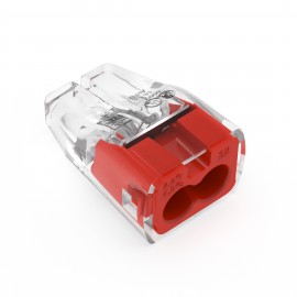 IDEAL Industries 30-1632 In-Sure Push-In Connector, Model 32 2-Port Red, 5000-pack-