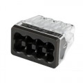 IDEAL Industries 30-1690 In-Sure Push-In Connector, 8-port black, box of 2000-