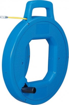 IDEAL Industries 31-190 S-Class® Fish Tape with Rapid-Pak Pro case with eyelet, 50'-