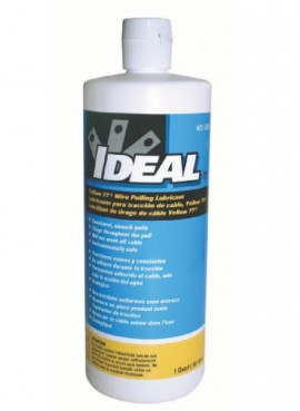 IDEAL Industries 31-358 Yellow 77 Wire Pulling Lubricant, 1-quart-