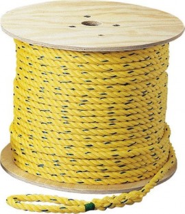IDEAL Industries 31-844 Pro-Pull Polypropylene Rope, 3/8", x 250'-
