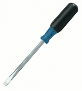 IDEAL Industries 35-158 Heavy-Duty Keystone Tip Screwdriver, 3/8" x 8" square shank-