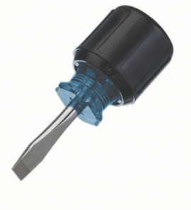 IDEAL Industries 35-161 Heavy-Duty Keystone Tip Screwdriver, 1/4 x 1", round shank-