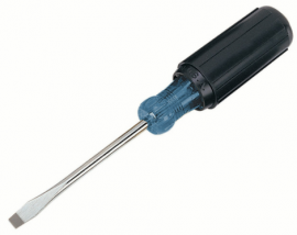 IDEAL Industries 35-164 Heavy-Duty Keystone Tip Screwdriver, 1/4&quot; x 4&quot; round shank-