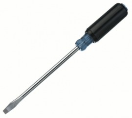 IDEAL Industries 35-168 Heavy-Duty Keystone Tip Screwdriver, 3/8" x 8" round shank-
