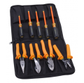 IDEAL Industries 35-9108 Insulated Tool Kit with bag, 9-piece-