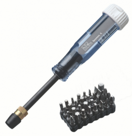 IDEAL Industries 35-934 Quick Change Screwdriver with standard bits, 33-piece-