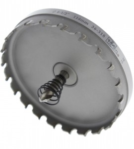 IDEAL Industries 36-318 TKO&amp;trade; Carbide-Tipped Hole Cutter, 4-&amp;frac12;&amp;quot;-