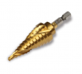 IDEAL Industries 36-703 Spiral Step Bit, #4, 1/4 to 7/8"-