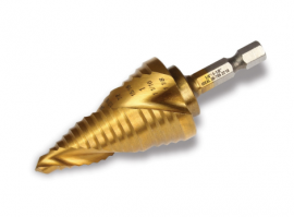 IDEAL Industries 36-705 Spiral Step Bit #9, 1/4 to 1-1/8"-