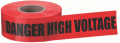 IDEAL Industries 42-052 Barricade Tape, "Danger High Voltage Keep Out", 4 mil-
