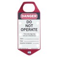 IDEAL Industries 44-791 Labeled Safety Lockout Hasp, &quot;Do Not Operate&quot;, red-