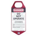 IDEAL Industries 44-791 Labeled Safety Lockout Hasp, &quot;Do Not Operate&quot;, red-