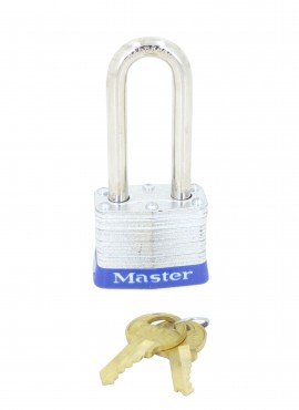 IDEAL Industries 44-901 Steel Padlock, 2" shackle, blue-