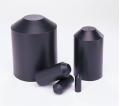 IDEAL Industries 46-382 Thermo-Shrink Medium Wall Heat Shrink End Cap, 0.98&quot; expanded ID, 4 to 3/0 AWG, 5-pack-