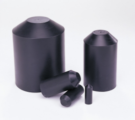 IDEAL Industries 46-383 End Cap for thermo-shrink heavy-wall heat shrinks, 4/0-400 MCM, 1.38&amp;quot;, expanded ID, 5-pack-