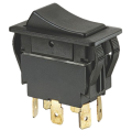 IDEAL Industries 774,122 Rocker Switch, DPDT, On-Off, Spade, 15 A-
