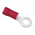 IDEAL Industries 83-2131 Vinyl Insulated Ring Terminals, 22 to 18 AWG, #8 stud, 25-pack-