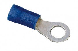 IDEAL Industries 83-2231 Vinyl Insulated Ring Terminals, 16 to 14 AWG, #8 stud, 25-pack-