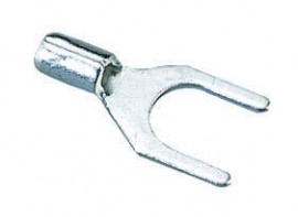 IDEAL Industries 83-6221 Non-Insulated Spade Terminal, 12 to 10 AWG, #10 stud, 25-pack-