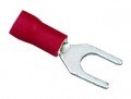 IDEAL Industries 83-7121 Vinyl Insulated Spade Terminals, 22 to 18 AWG, #8 stud, 25-pack-
