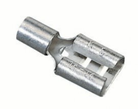 IDEAL Industries 83-9421 Non-Insulated Female Disconnects, 16 to 14 AWG, 0.11&quot;, 25-pack-