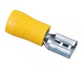 IDEAL Industries 83-9601 Vinyl Insulated Female Disconnect, 12 to 10 AWG, .25", 25-pack-