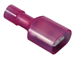 IDEAL Industries 83-9771 Nylon Fully-Insulated Female Disconnects, 22 to 18 AWG, 25-pack-