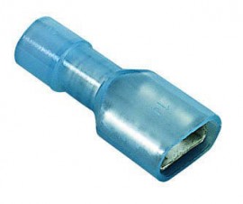 IDEAL Industries 83-9781  Nylon Fully-Insulated Female Disconnects, 16 to 14 AWG, 25-pack-