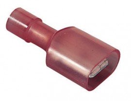 IDEAL Industries 83-9911 Nylon Fully-Insulated Male Disconnect, 22 to 18 AWG, 25 packs-