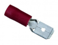 IDEAL Industries 83-9971 Vinyl Insulated Male Disconnects, 22 to 18 AWG, 0.25&quot;, 25-pack-