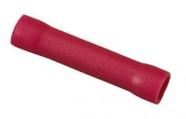 IDEAL Industries 84-9281 Vinyl Insulated Butt Splice, Red, 22 to 18 AWG, 1000 packs-