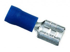 IDEAL Industries 84-9581 Vinyl Insulated Female Disconnect, 16 to 14 AWG, 0.25&amp;quot;, 500 packs-
