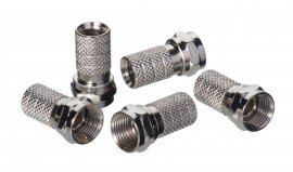 IDEAL Industries 85-035 RG-59 F Twist-on Connector, 10-pack-