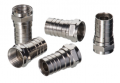 IDEAL Industries 85-057 RG-6 Quad F Hex Crimp Connector, 10-pack-