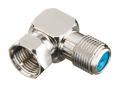 IDEAL Industries 85-070 90&amp;deg; F Adapter, F-female to F-male, 2-pack-