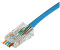 IDEAL Industries 85-372 Feed-Thru RJ45 Connectors, modular, CAT5e, 100-pack (bag)-