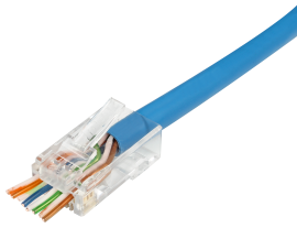 IDEAL Industries 85-375 Feed-Thru RJ-45 Connectors, CAT6, 25-pack-