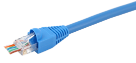IDEAL Industries 85-382 CAT6 Feed-Thru RJ45 Connectors and Strain Relief Boots, 10-pack-